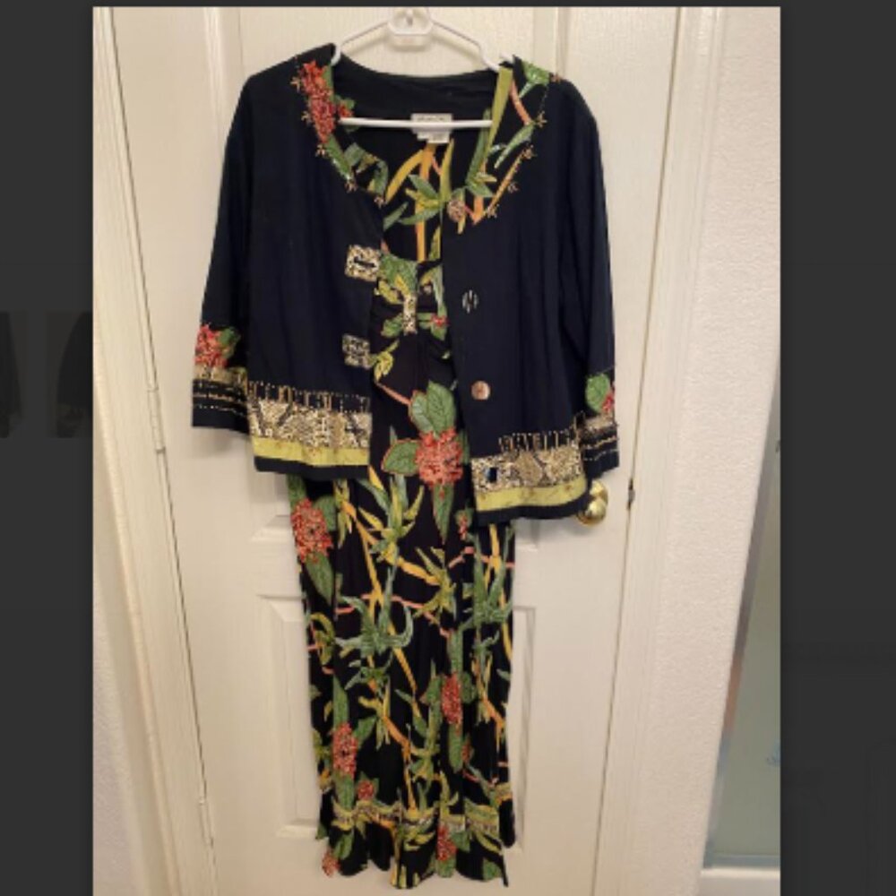 Faith Resortwear Women's Dress & Jacket Set